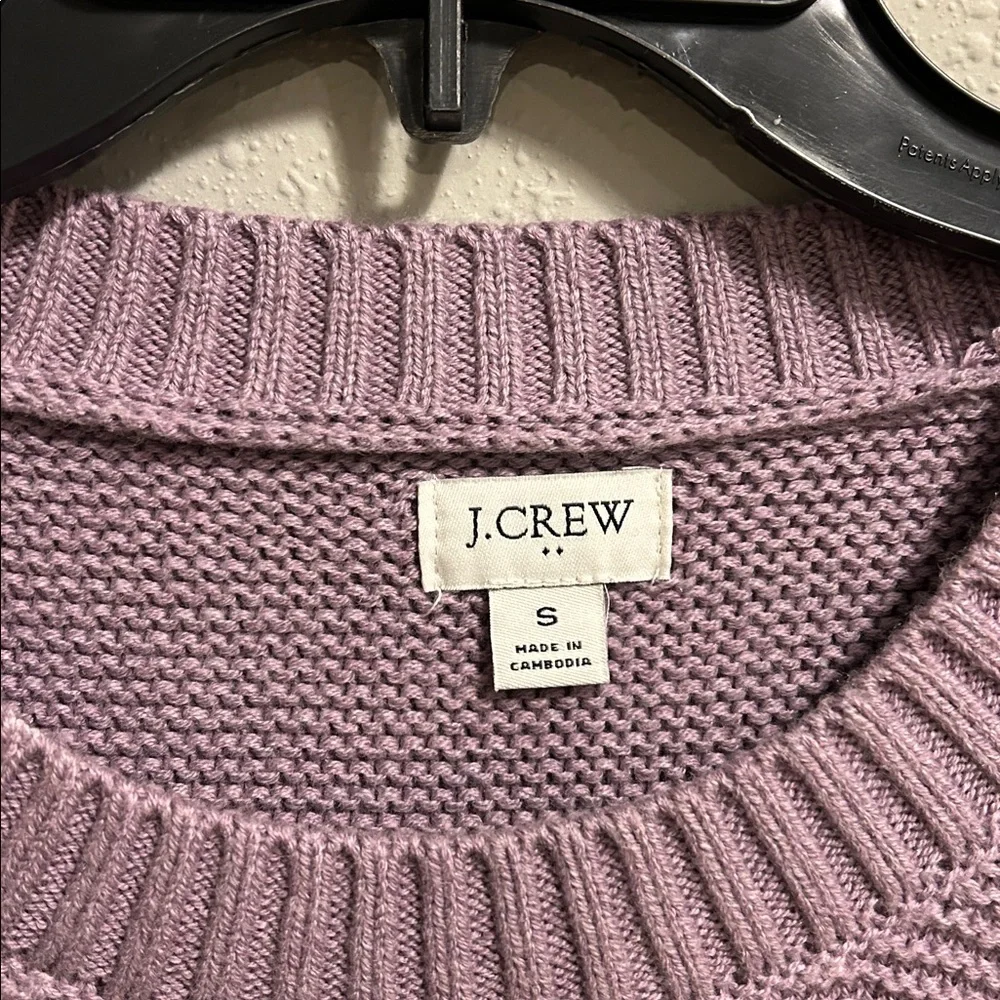 J. Crew Classic Crewneck Sweater Heather Orchid‎